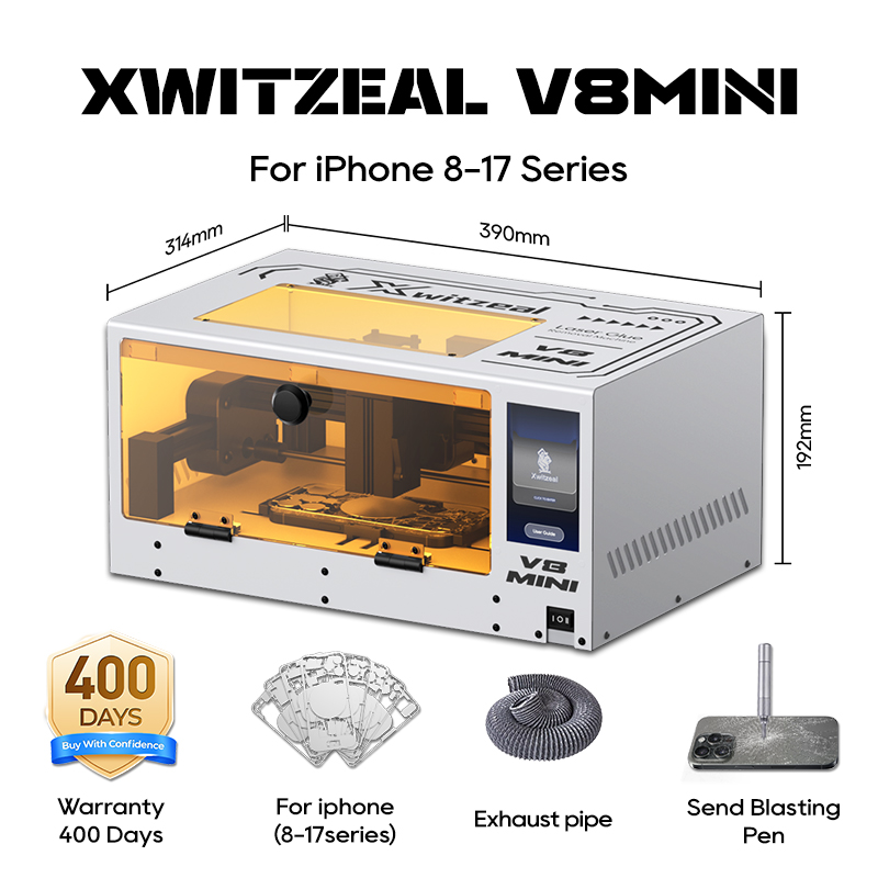 Xwitzeal® V8 MINI Laser Glue R - đánh giá và giá Electronics Repair Equipment