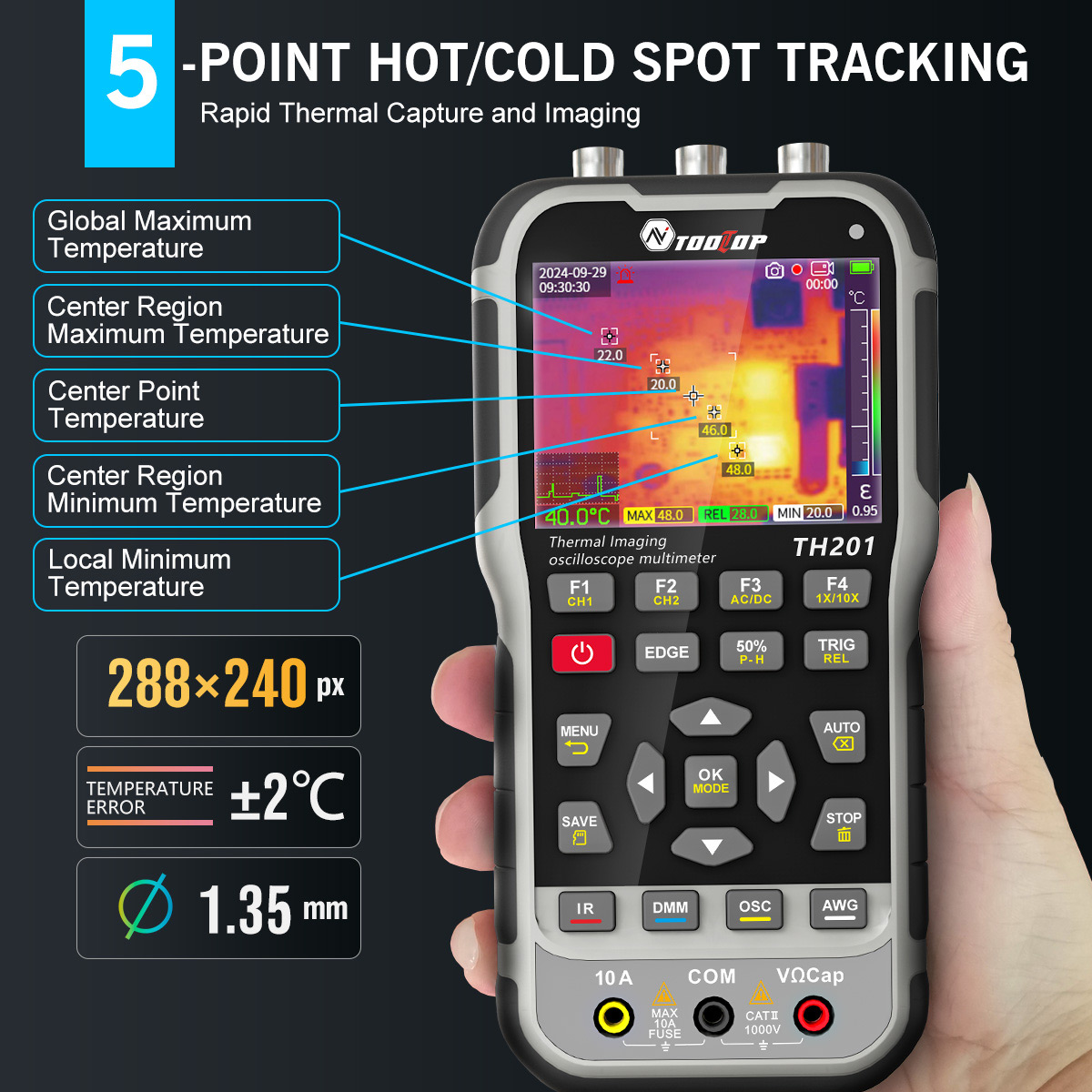 TOOLTOP TH201 4in1 Thermal Ima - đánh giá và giá Electronics Repair Equipment