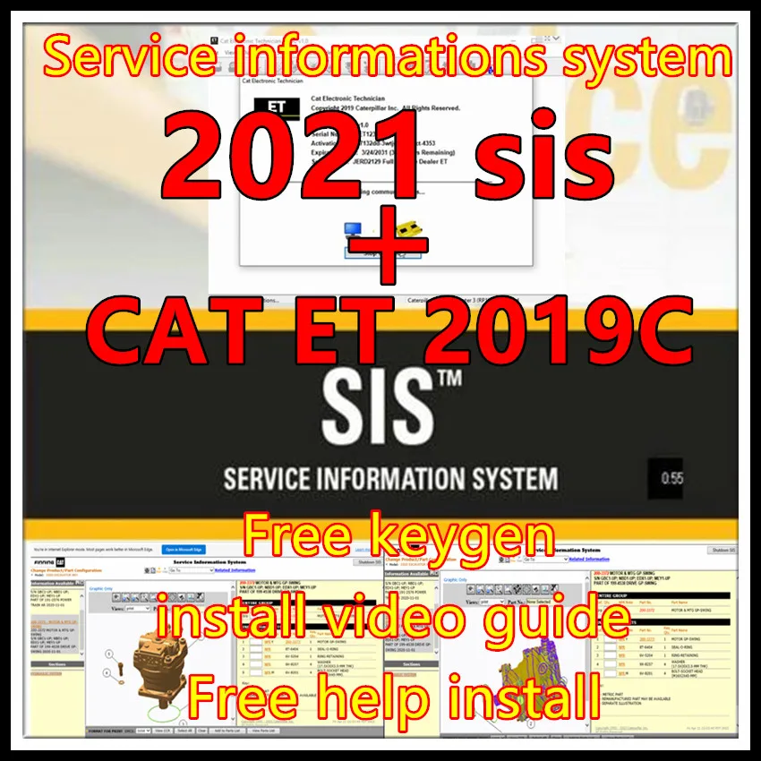 2021 SIS + 2019 C Cat ET 2019C - đánh giá và giá Electronics Repair Technician